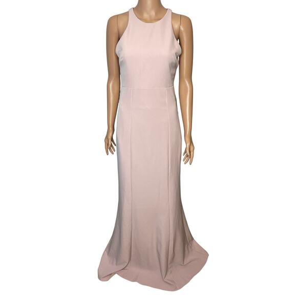 Show Me Your Mumu Chicago high neck halter long gown size Small NWT Vintage Rose - Picture 2 of 10